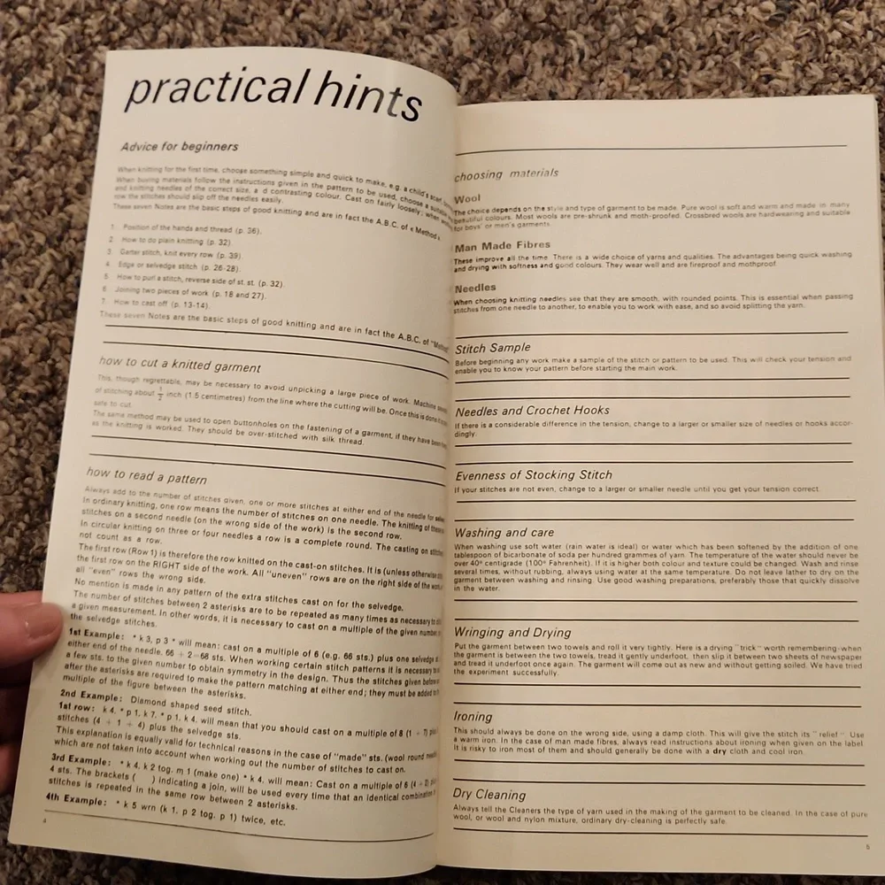 Vintage Mon Tricot Knitting Dictionary